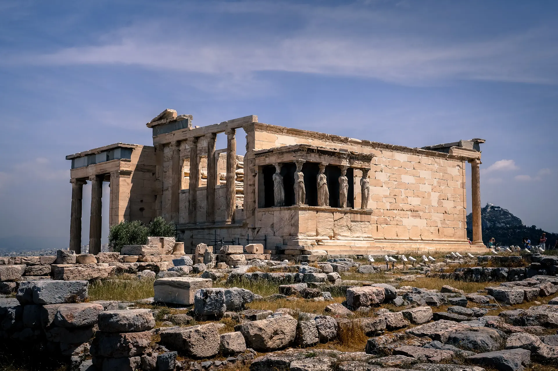View of the Acropolis from below